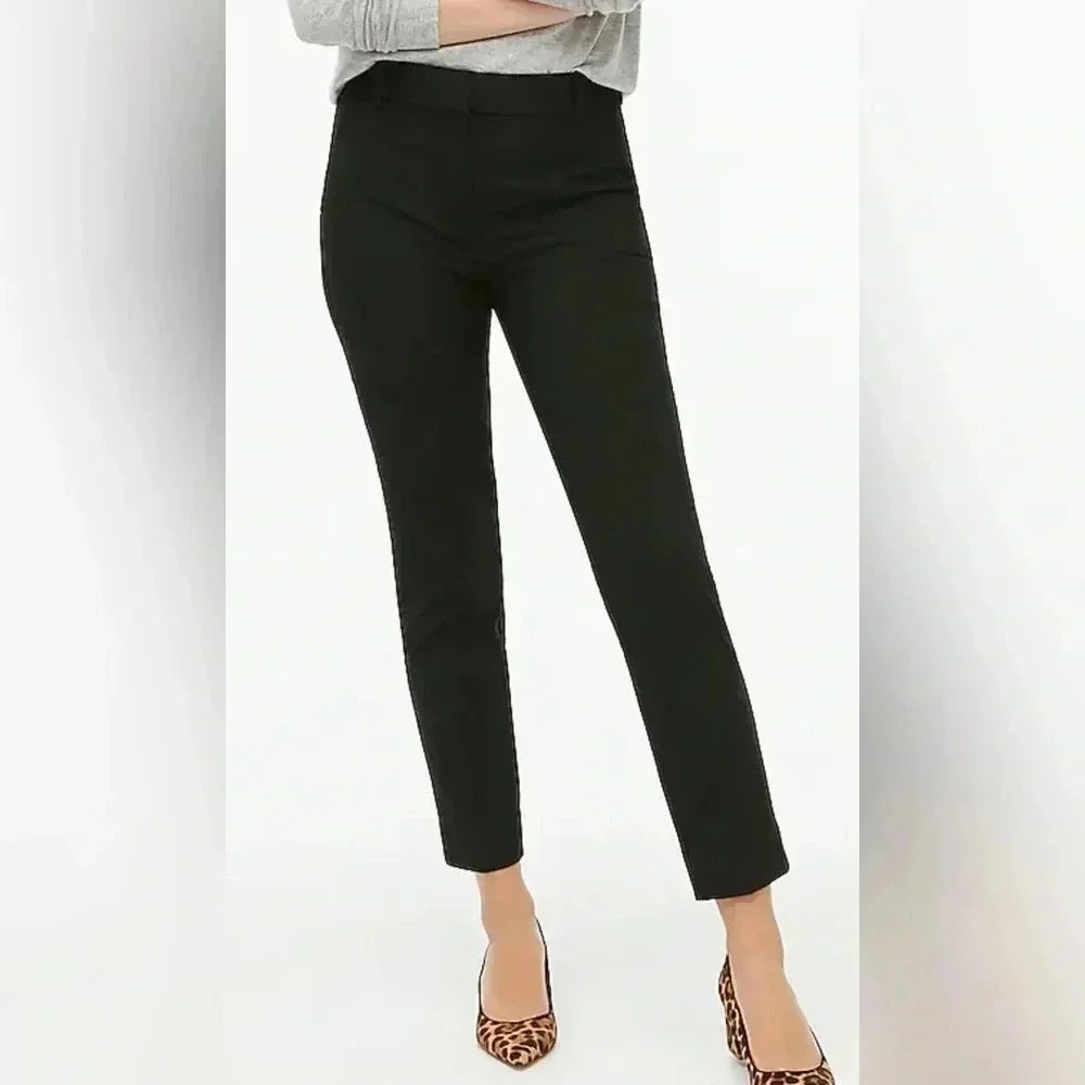 J. Crew city fit black skimmer • 6 • fully lined wool blend